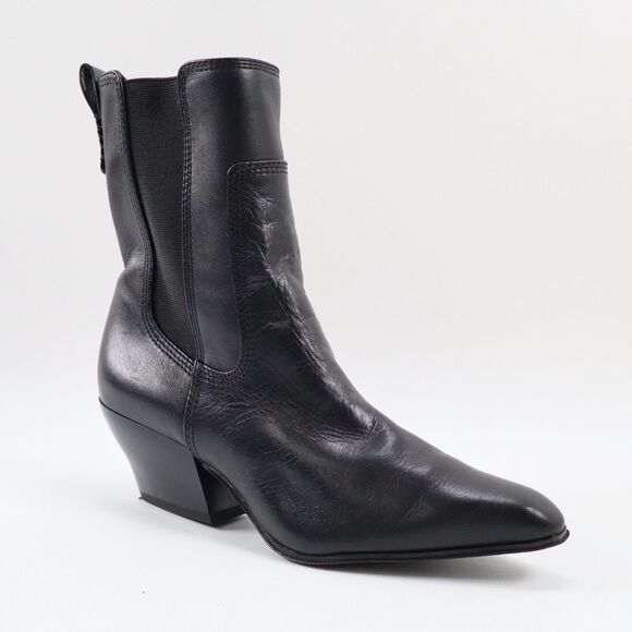 🔥Franco Sarto Womens Anina Pointed Toe Western Boots, Black 5US/35EU MSRP$200🔥 - Picture 2 of 11